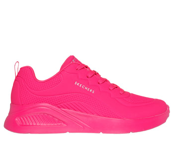 Sneakers fucsia da donna con sottopiede Memory Foam Skechers Uno Lite, Brand, SKU s312000516, Immagine 0